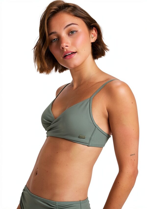 Roxy Bralette Damen V-Ausschnitt Wrap Bikini Beach Classics-3