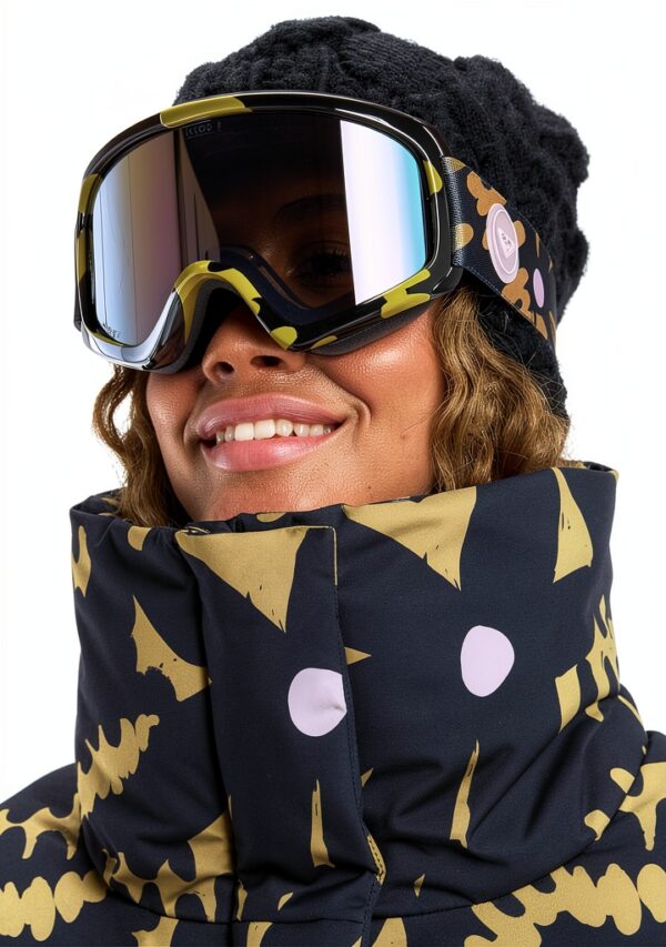 Roxy Skibrille Damen Big Flowers Kunststoff Einheitsgröße-0