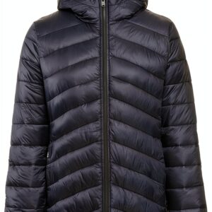 Roxy Damenjacke wasserabweisend Kapuze gepolstert Anthracite-0