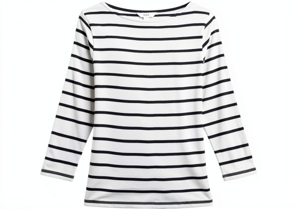 Marks Spencer Bikinioberteil Baumwolle U-Boot-Ausschnitt