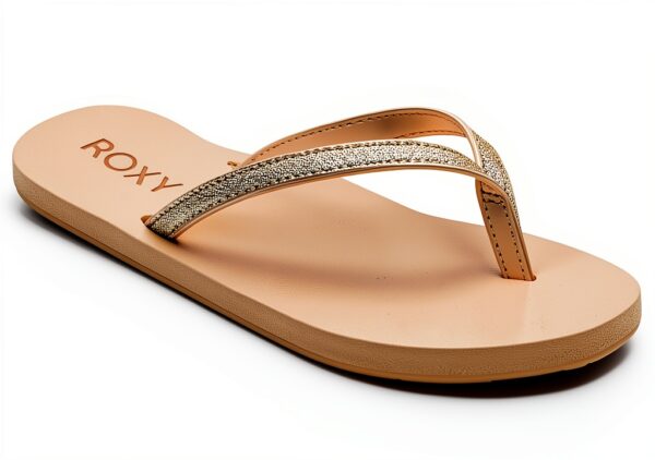 Roxy Damen Hausschuhe Synthetik Glitzer EVA Fußbett-0