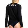 Roxy Damen Rashguard UV Schutz lockere Passform Anthrazit-2