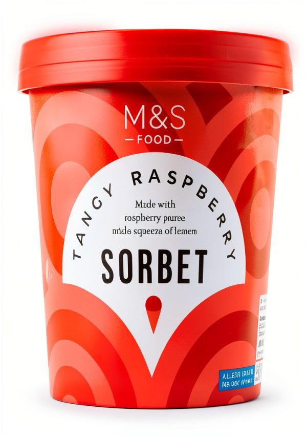 Marks Spencer Himbeersorbet Tiefkühlprodukt fruchtig