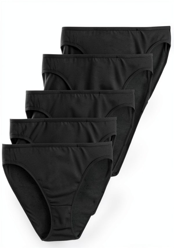 Marks Spencer Damen Slips Baumwolle Modal Hoch Beinauschnitt