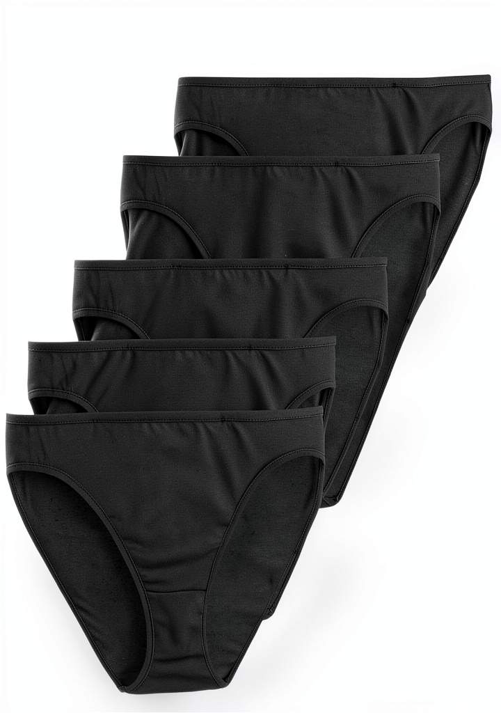 Marks Spencer Damen Slips aus Baumwolle und Modal mit hoch ausgeschnittenem Bein