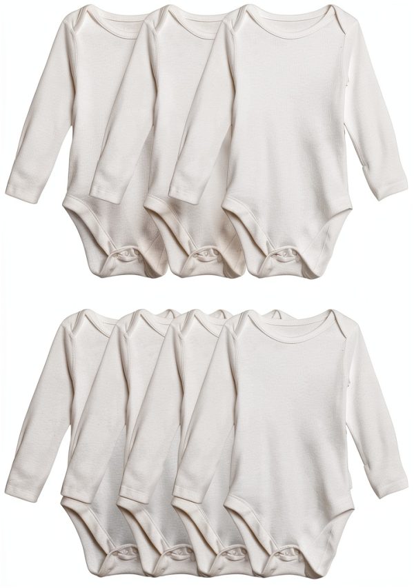 Marks Spencer Baumwolle Body Langarm Mädchen 7er Pack