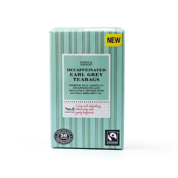 Marks Spencer entkoffeinierter Earl Grey Tee Schwarztee 50