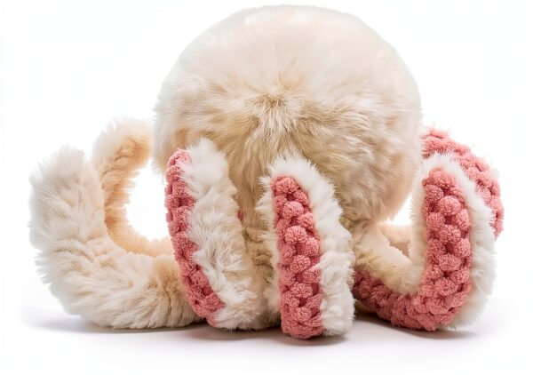 Schläfriger Octopus Plüschtier weich flauschig Kinder-4