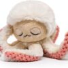 Schläfriger Octopus Plüschtier weich flauschig Kinder-2