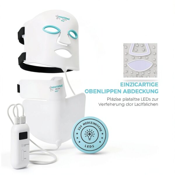 Nourished Bodynskin LED Lichttherapie Maske Hautpflege-5