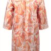 Cartoon Damen Kleid Leinen Viskose Sommer Floral-2