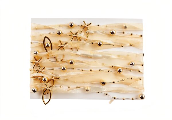 Fibula Style Dekoartikel Set Orange Hochzeit Tischdeko-6