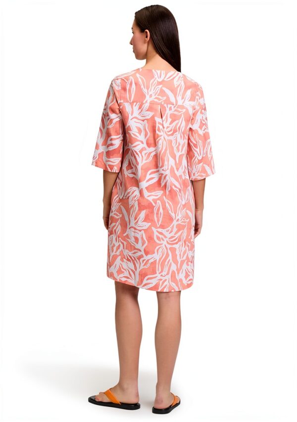 Cartoon Damen Kleid Leinen Viskose Sommer Floral-4