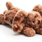 Braun und Grau Polyester Stofftier für Kinder-0