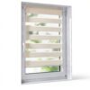 Sonnenschutz-HH Klemmfix Duo-Rollo Apricot 90x160 cm 1‑Tür-0