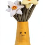 Narcissus Plüschblume gelbes Plüschtier Polyester-0