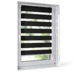 Sonnenschutz‑HH Klemmfix Duo‑Rollo Anthrazit 90 cm x 160 cm – 1‑Tür,-0