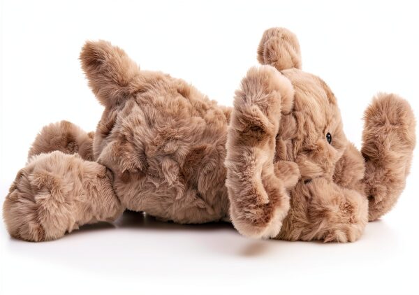 Braun und Grau Polyester Stofftier für Kinder-2