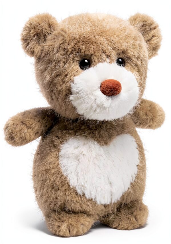 Plüschbär 20 cm Braun – Handgefertigt, weiches Polyester, Babygeschenk-1