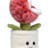 Piranha Pflanze Plüsch 23 cm weiches Polyester rotes rosa Design-2