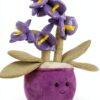 Kindertraum Plüsch-Phalaenopsis Orchidee Plüschtier Violett 28 cm-1