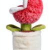 Piranha Pflanze Plüsch 23 cm weiches Polyester rotes rosa Design-4