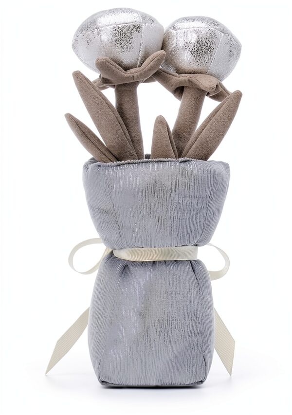 Plüsch Diamant Vase 30 cm – Handgefertigt, weiches Polyester, ideal-2
