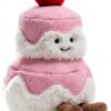 Plüschkuchen Kuscheltier 10cm Handgemacht aus Polyester – weich-0