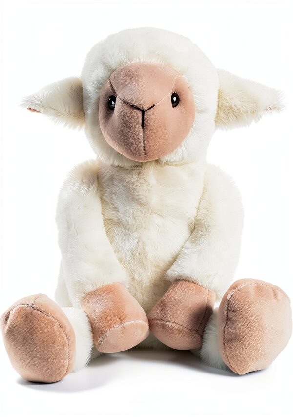 Baby Lamb Plüschspielzeug Handgefertigt 10x25x30 cm ultraweich-0