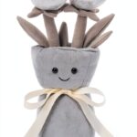 Plüsch Diamant Vase 30 cm – Handgefertigt, weiches Polyester, ideal-0