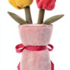 Romantische Tulpen Vase Plüschspielzeug 28cm Handgefertigt von BrandX-3