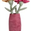 Calliopsis Plüschvase Blume 35cm Handgefertigt weich leicht-3