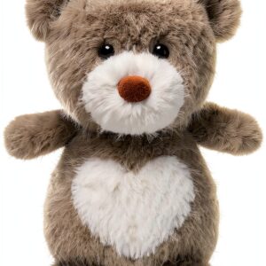 Plüschbär 20 cm Braun – Handgefertigt, weiches Polyester, Babygeschenk-0