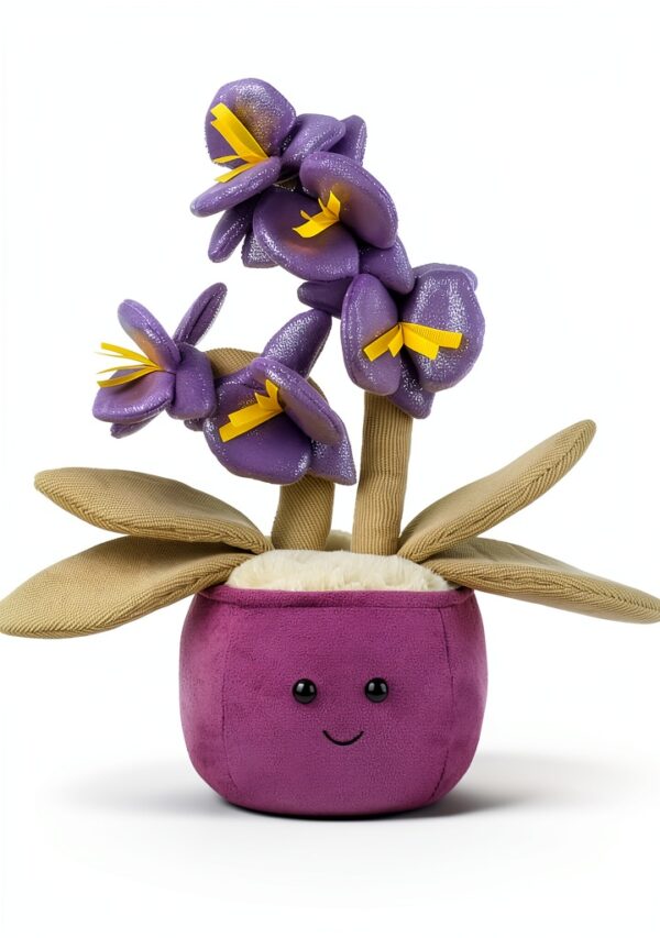Kindertraum Plüsch-Phalaenopsis Orchidee Plüschtier Violett 28 cm-0