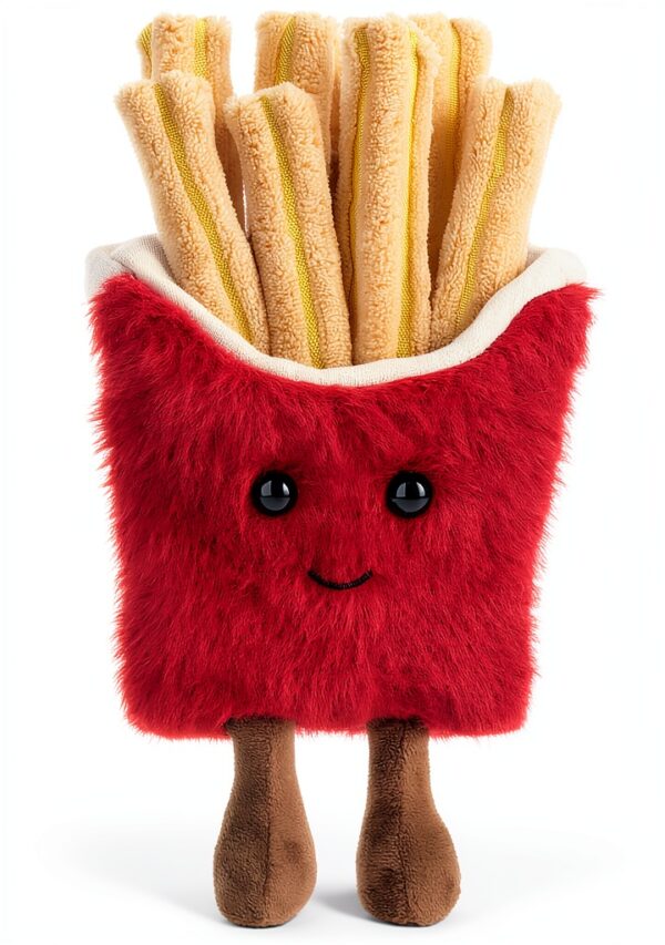 Plüsch Pommes Spielzeug Kindertraum – 17 cm Polyester Modell 23243-6