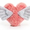 Plüsch Engel Herz 10 cm – Handgefertigt, 100 % Polyester, Kuschelig-3