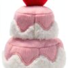 Plüschkuchen Kuscheltier 10cm Handgemacht aus Polyester – weich-3