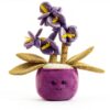 Kindertraum Plüsch-Phalaenopsis Orchidee Plüschtier Violett 28 cm-4