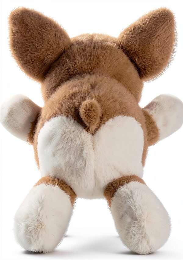 Corgi Plüschtier SnuggleBuddy – handgefertigt, 33 cm, braun-2