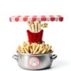 Plüsch Pommes Spielzeug Kindertraum – 17 cm Polyester Modell 23243-2