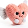Plüsch Engel Herz 10 cm – Handgefertigt, 100 % Polyester, Kuschelig-2