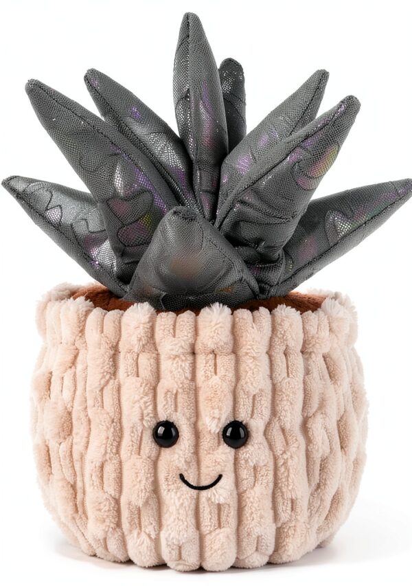 Apricot Lamb Aloe Pflanze Plüschtiere 21 cm Grün weiches Kuscheltier-0