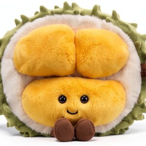 Apricot Lamb Durian Plüschtier für Kinder – Gelb 14 cm Stofftier-0