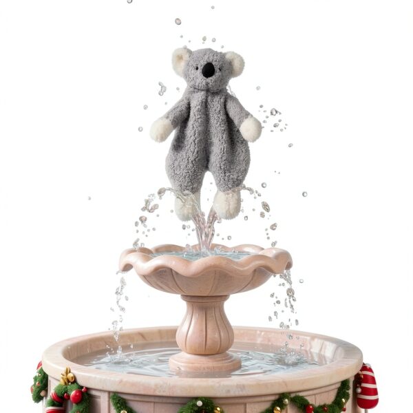 Apricot Lamb - Schlaf-gut-Koala Schmusetuch Plüsch Komfort Kuscheltier für Babys - weich & waschbar - 25 cm-0