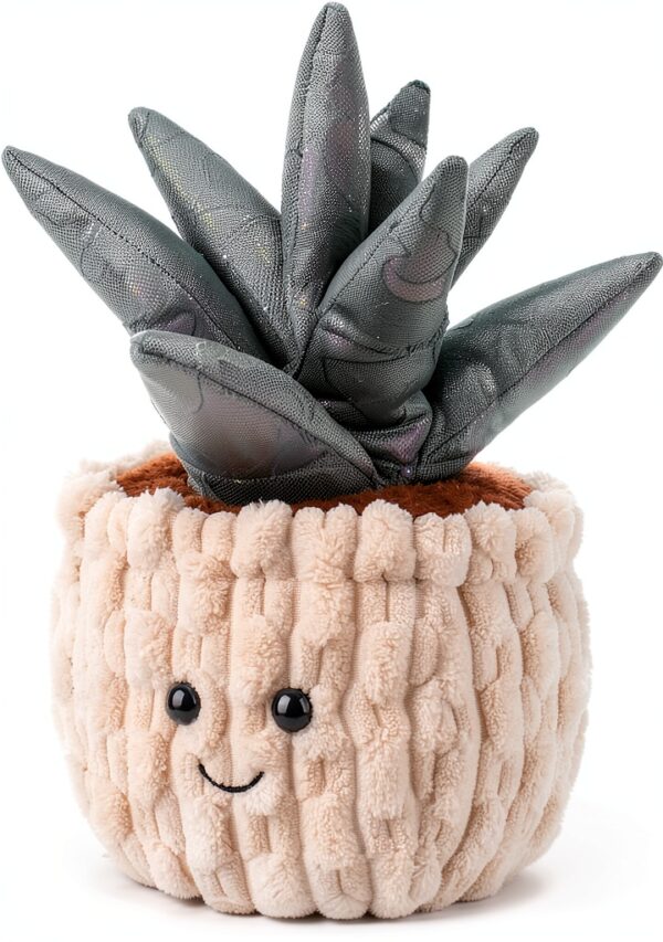 Apricot Lamb Aloe Pflanze Plüschtiere 21 cm Grün weiches Kuscheltier-3