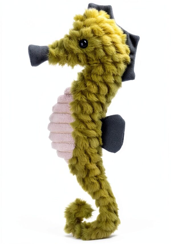 Apricot Lamb Kuscheltier Seepferdchen 27cm Plüsch weich waschbar-4