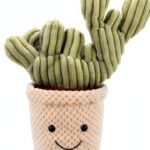 Apricot Lamb Plüsch Pflanze Plüschtier Pflanze Puppen Spielzeug Kaktus Puppen Spielzeug für Kinder und Baby-weich & waschbar-0