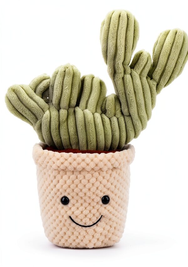 Apricot Lamb Plüsch Pflanze Plüschtier Pflanze Puppen Spielzeug Kaktus Puppen Spielzeug für Kinder und Baby-weich & waschbar-0