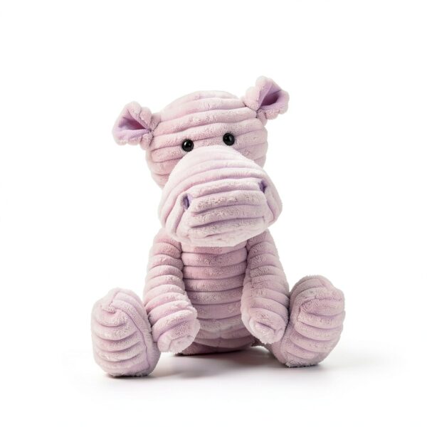 Apricot Lamb – Kuscheltier Nilpferd 23 cm – Plüsch Spielzeug Plüschtier für Kinder und Baby – Flauschiger Stofftier zum Spielen, Geschenk & Kuscheln – Gemütliches Schmusetier – Cord Nilpferd-2