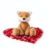 Apricot Lamb Kuscheltier Fuchs 22 cm – weicher Cord, orange-1